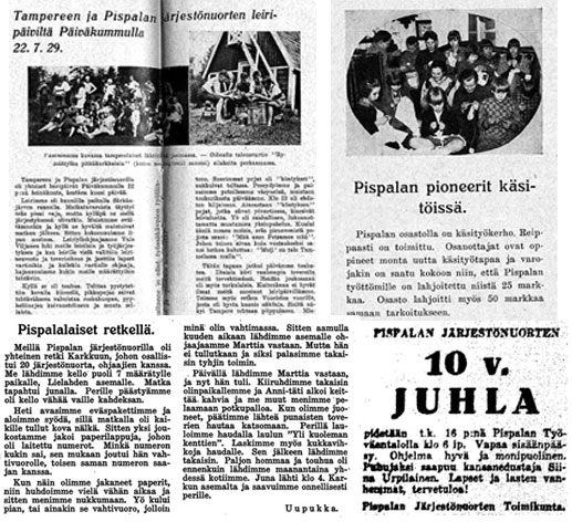 J�rjest�nuorten  tomintaa